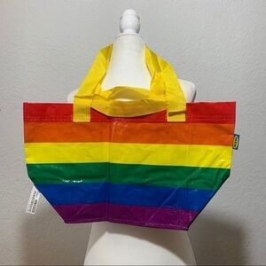 IKEA Rainbow Striped Pride Medium Tote Bag